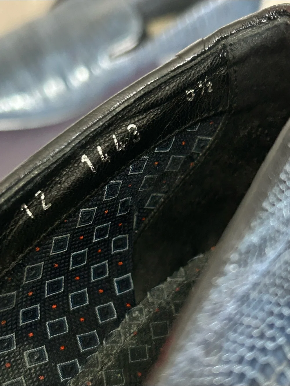 Rare Prada Men’s Blue Lizard-Texture Slip-On Loafers